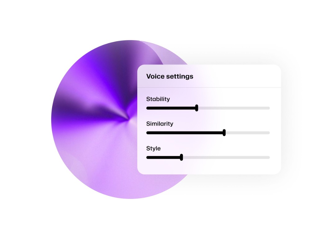 ElevenLabs voice settings